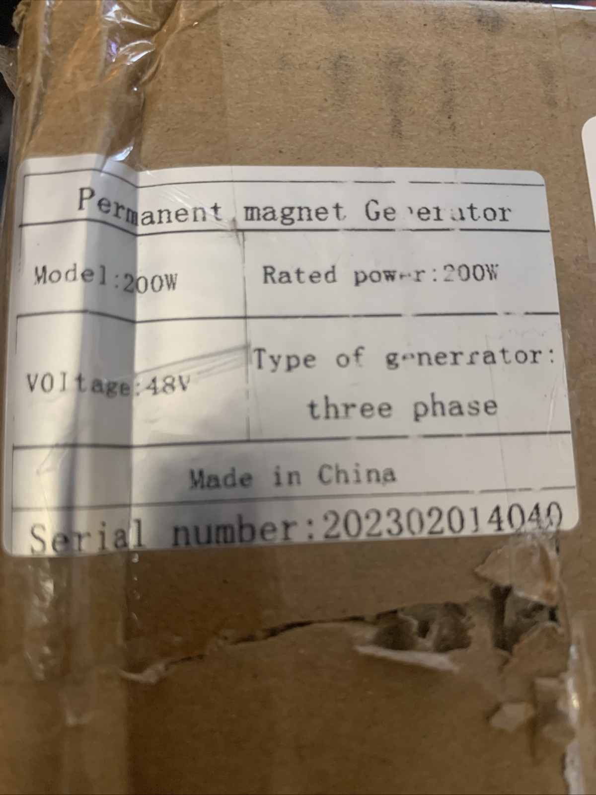 200W 3-Phase Alternator Permanent Magnet Electric Motor Generator – US Seller