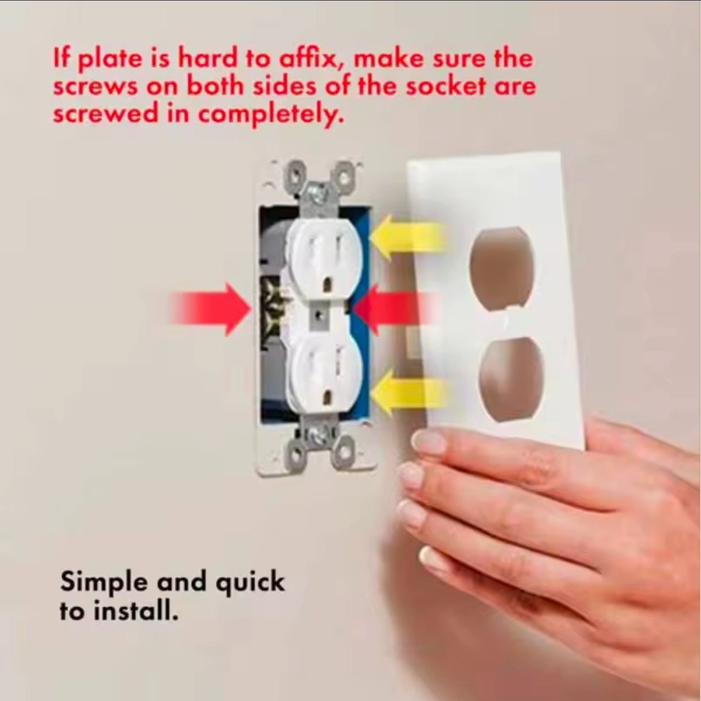 Double Sided LED Outlet Cover Plate