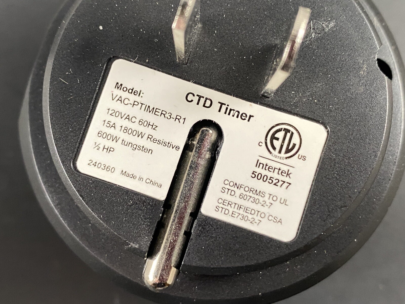 VOLT Lighting Land Scape Timer VAC-PTIMER3-R1