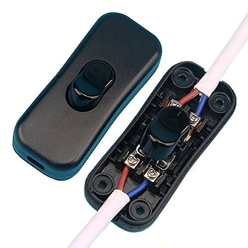 2Pack Inline Cord Switch, On/Off Lamp Control Appliance Switch for Bedroom Ta…