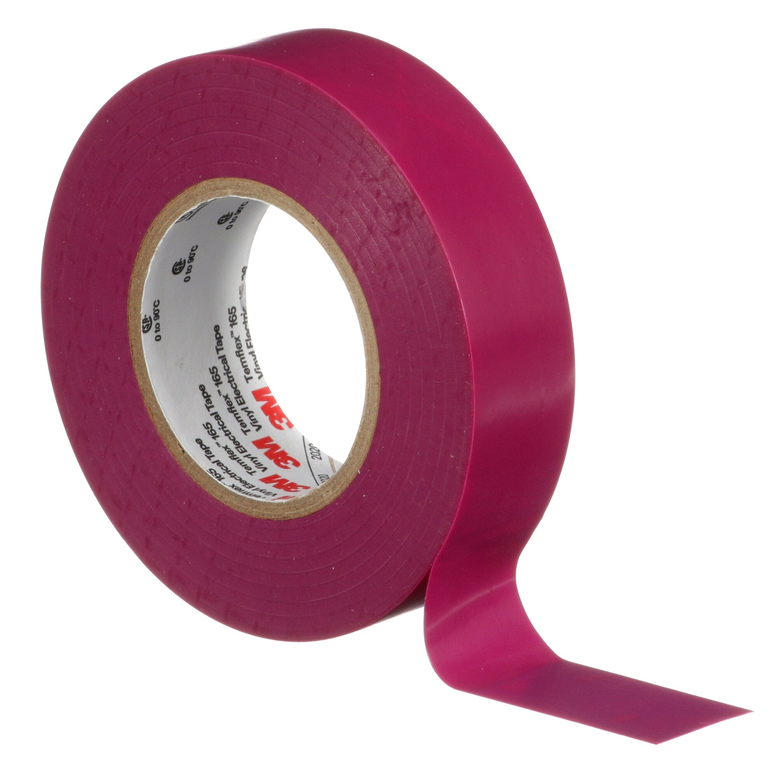 3M Temflex Vinyl Electrical Tape 165, Purple, 3/4 in x 60 ft (19 mm x 18 m)