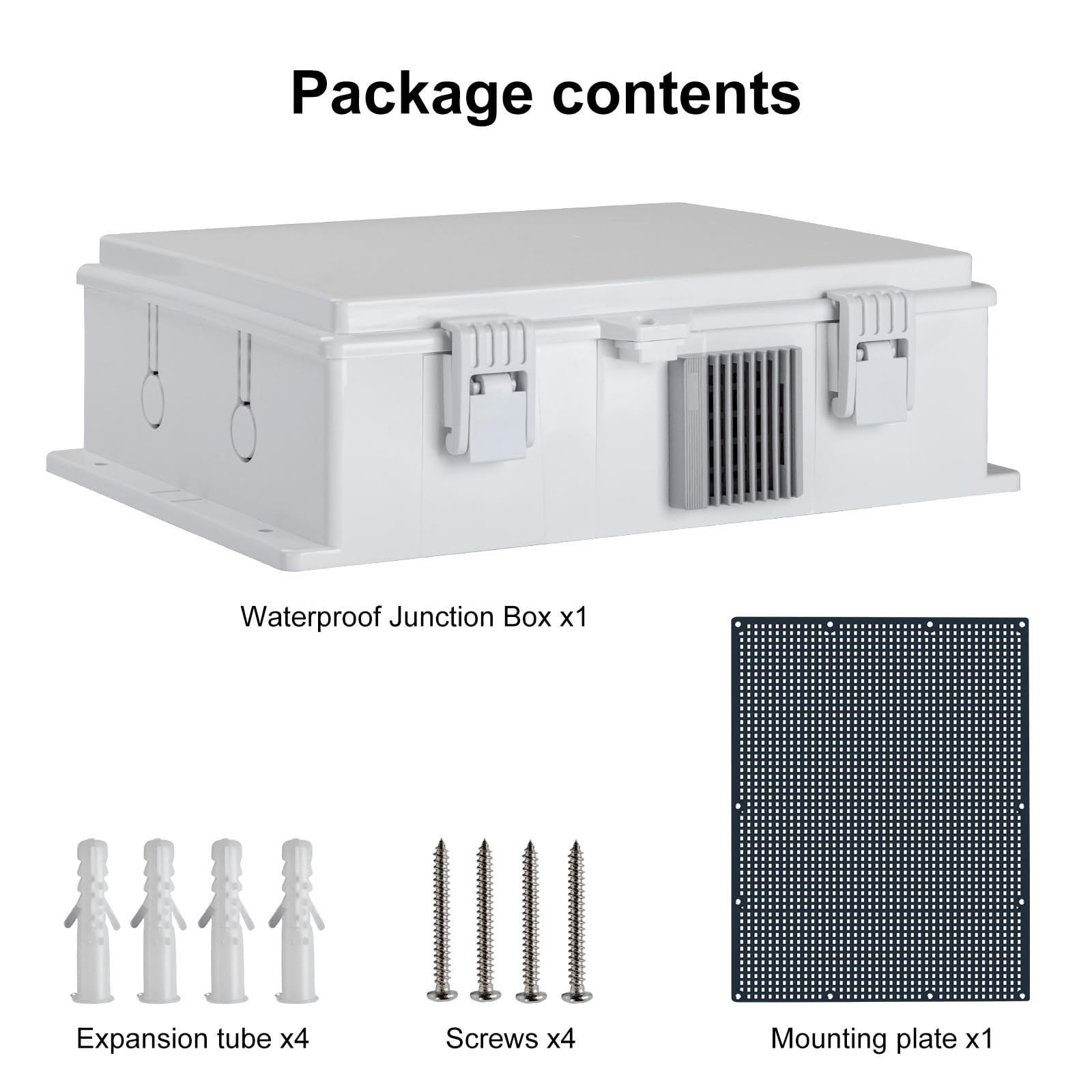 Namunanee Outdoor Electrical Junction Box, ABS Water Resistant Enclosure with…