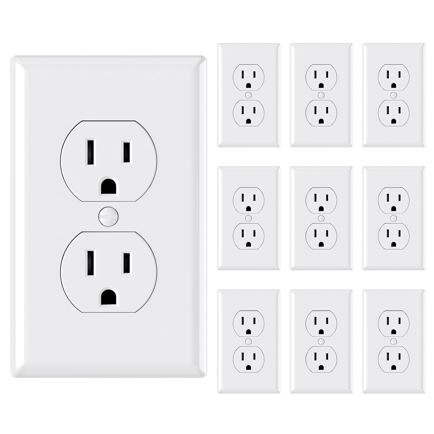 20 Amps Outlets Duplex Electrical Receptacle Outlets, Electrical Outlet, 20Amp 1
