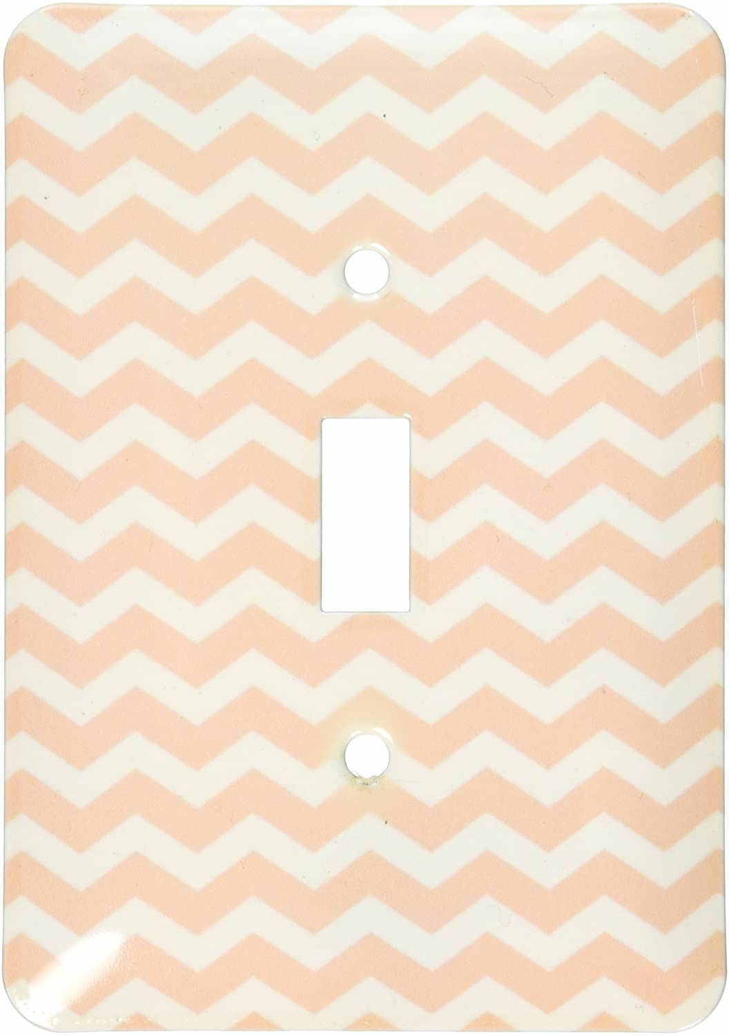 3dRose lsp_56642_1 Chevron Zig Zag Pattern aka Salmon Peach Light Brown Skin Col