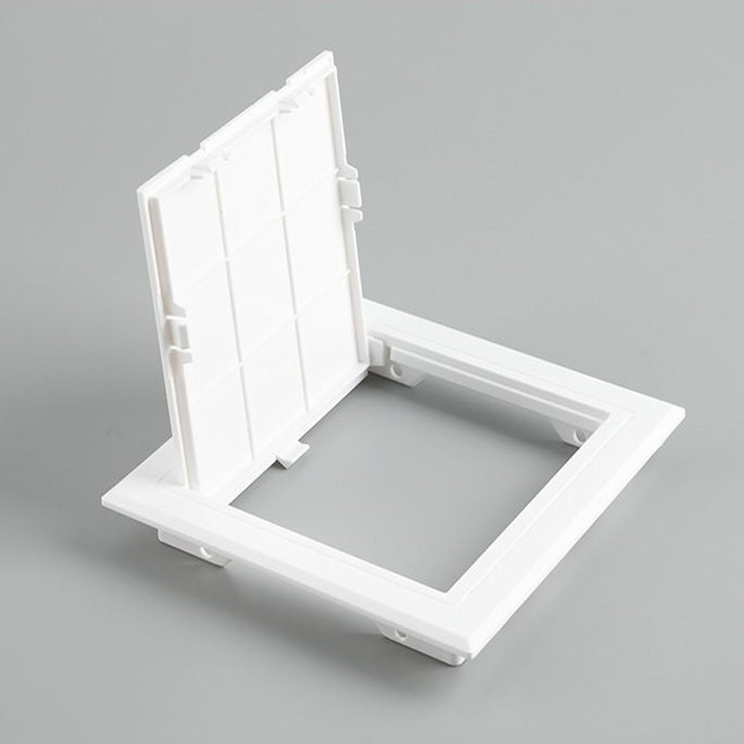 UtySty Drywall Access Panel 6 x 6 Inch ABS Plastic Wall Hole Cover with White