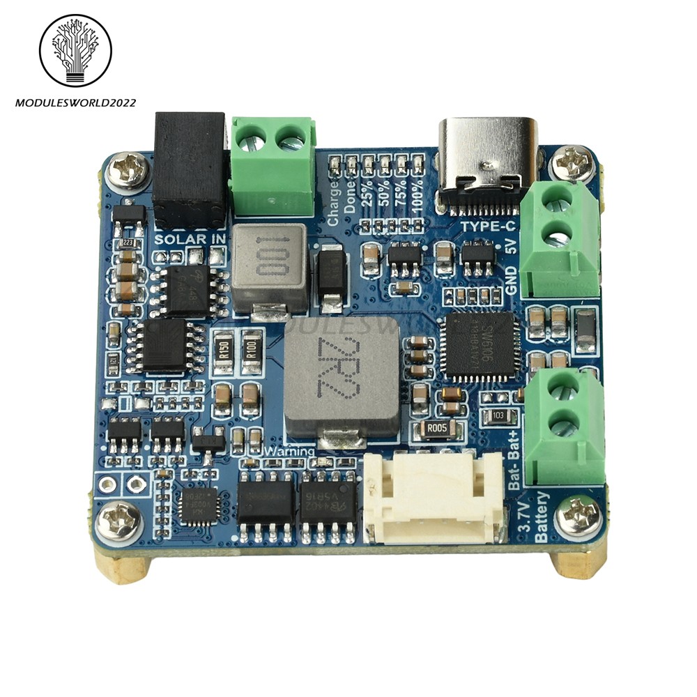 6-24V Solar Panel Power Management Module 5V 3A Supports MPPT, PD QC FCP SFCP