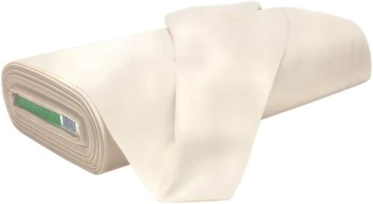 AK TRADING CO. Muslin Fabric/Textile Unbleached – Draping Fabric – Natural 10…
