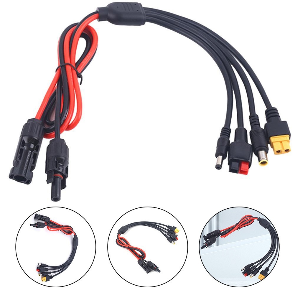 4-in-1 Solar Adapter Cable for Powkey SinKeu Enginstar Marbero ENOFLO Stations