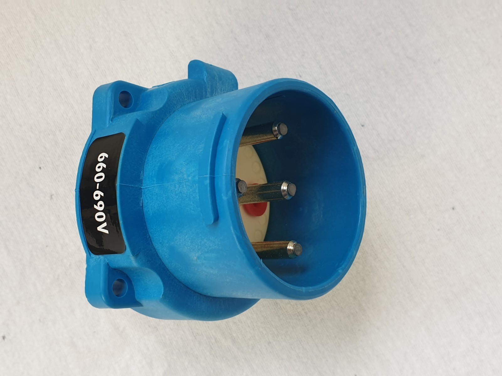 Marechal DS1 Appliance Inlet 3118193 690VAC 50Hz 30A 3P+E Blue Poly IP54 Unused