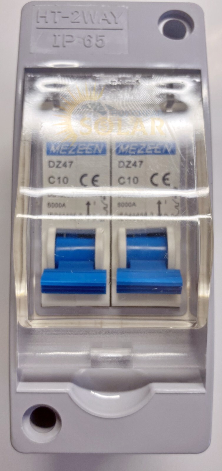 2 string solar combiner box disconnect new DC1000V Includes 10A Breakers