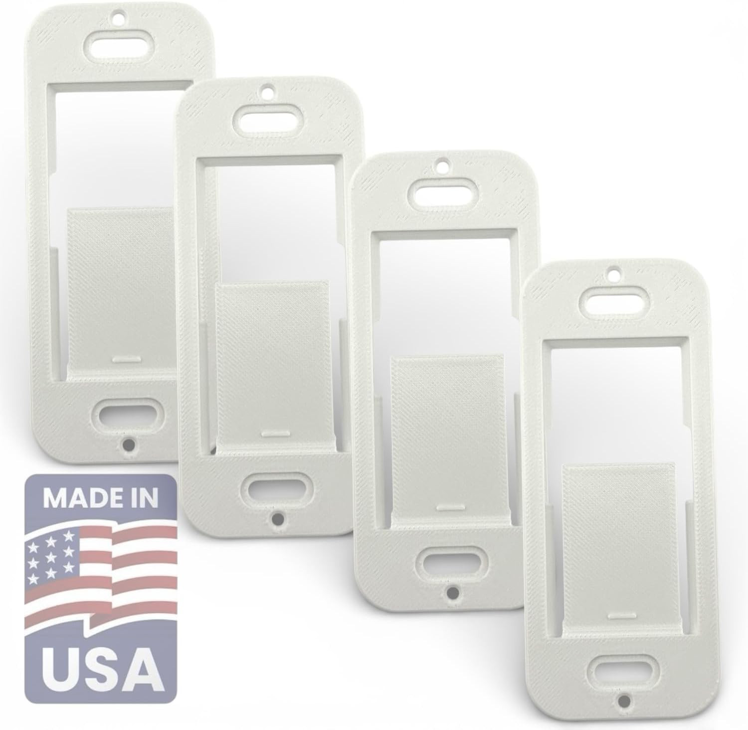 Wall Plate Bracket for Lutron Caseta Pico Remote (4 Pack) | Snap-In Wall Moun…