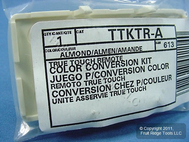 Almond Color Conversion Change Kit for True Touch Multi-Remote Dimmer TTKTR-A