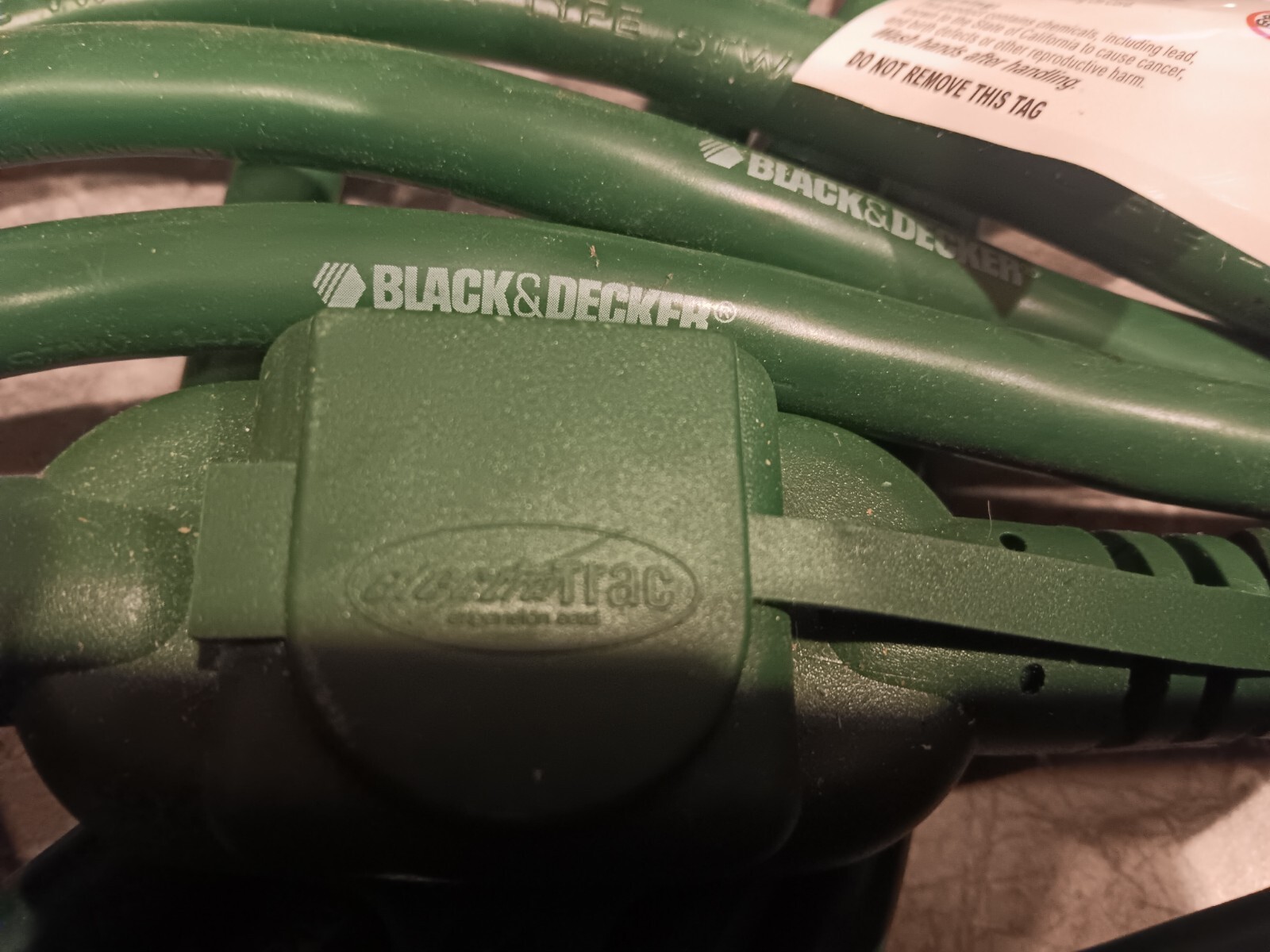 Black & Decker 25ft Extension Cords 14awg Outdoor 2 Spaced Outlets- Set Of 2