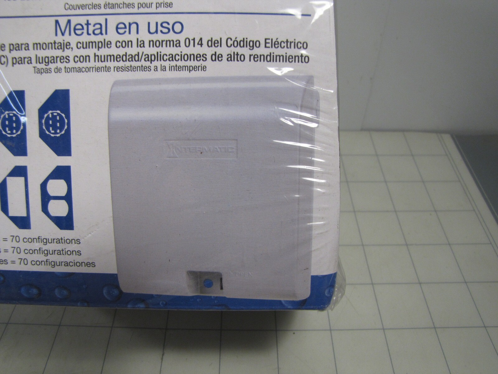 Intermatic WP1030MXD 3-1/8″ Depth In-Use Waterproof Receptacle Double Gang Cover