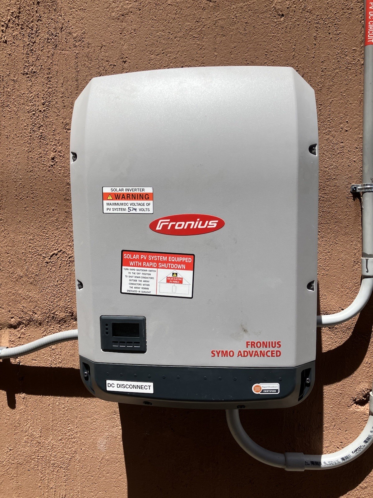 Fronius 4,210,093,801 Symo Advanced Grid-Tie Inverter 20.0-3 480VAC 20kW