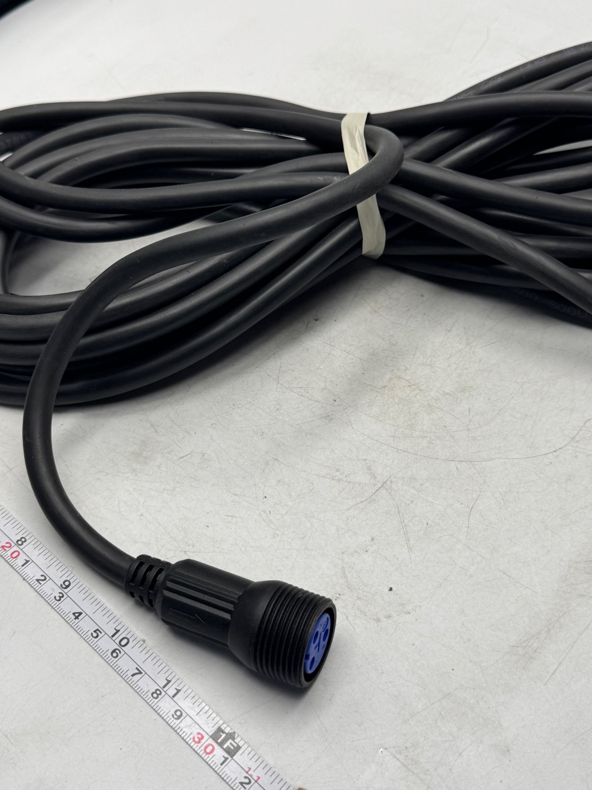 3-Pin Waterproof Extension Cable Black Heavy Duty Long Outdoor Power Cord Extra