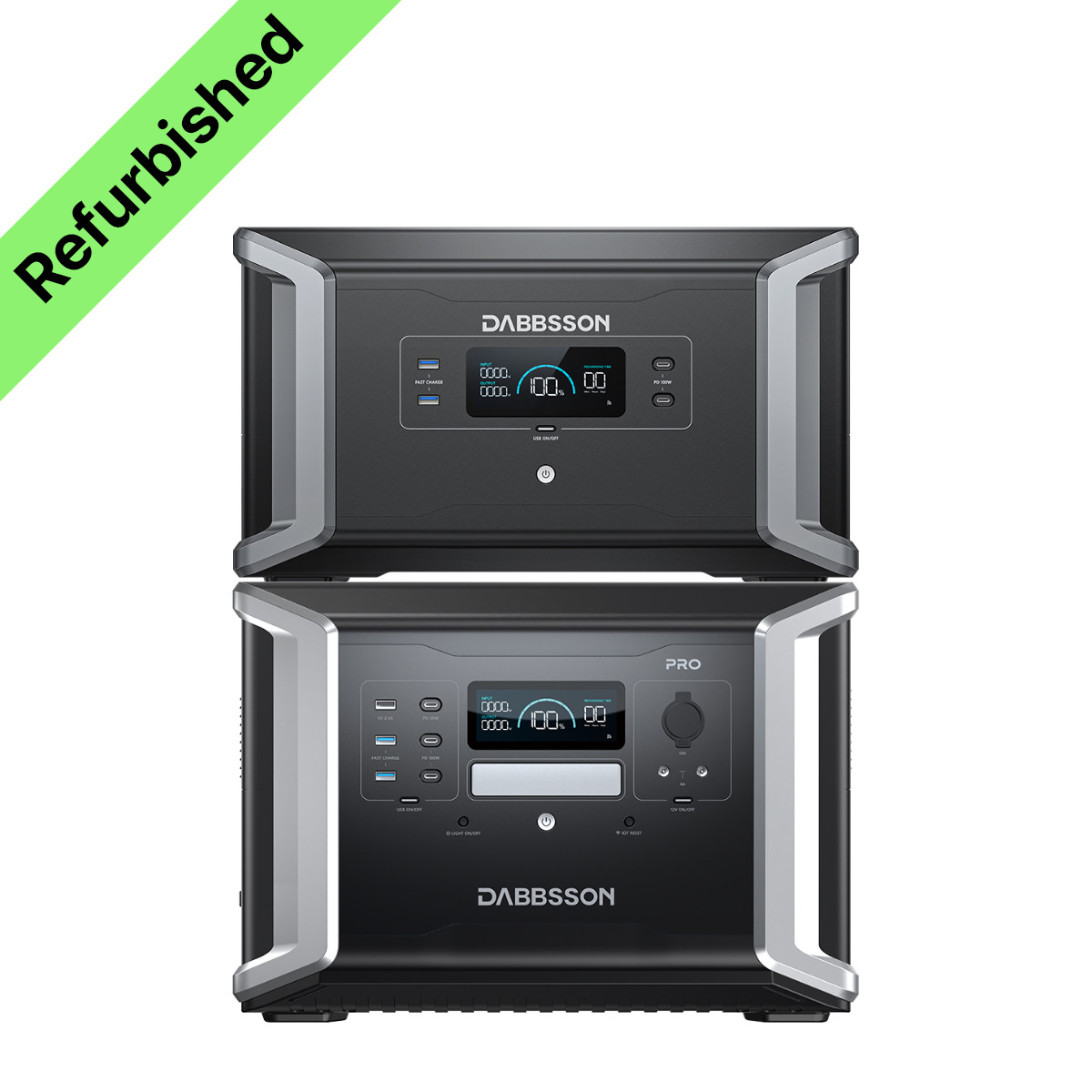 Dabbsson Power Station 3532Wh 2400W Solar Generator with Expansion Battery US