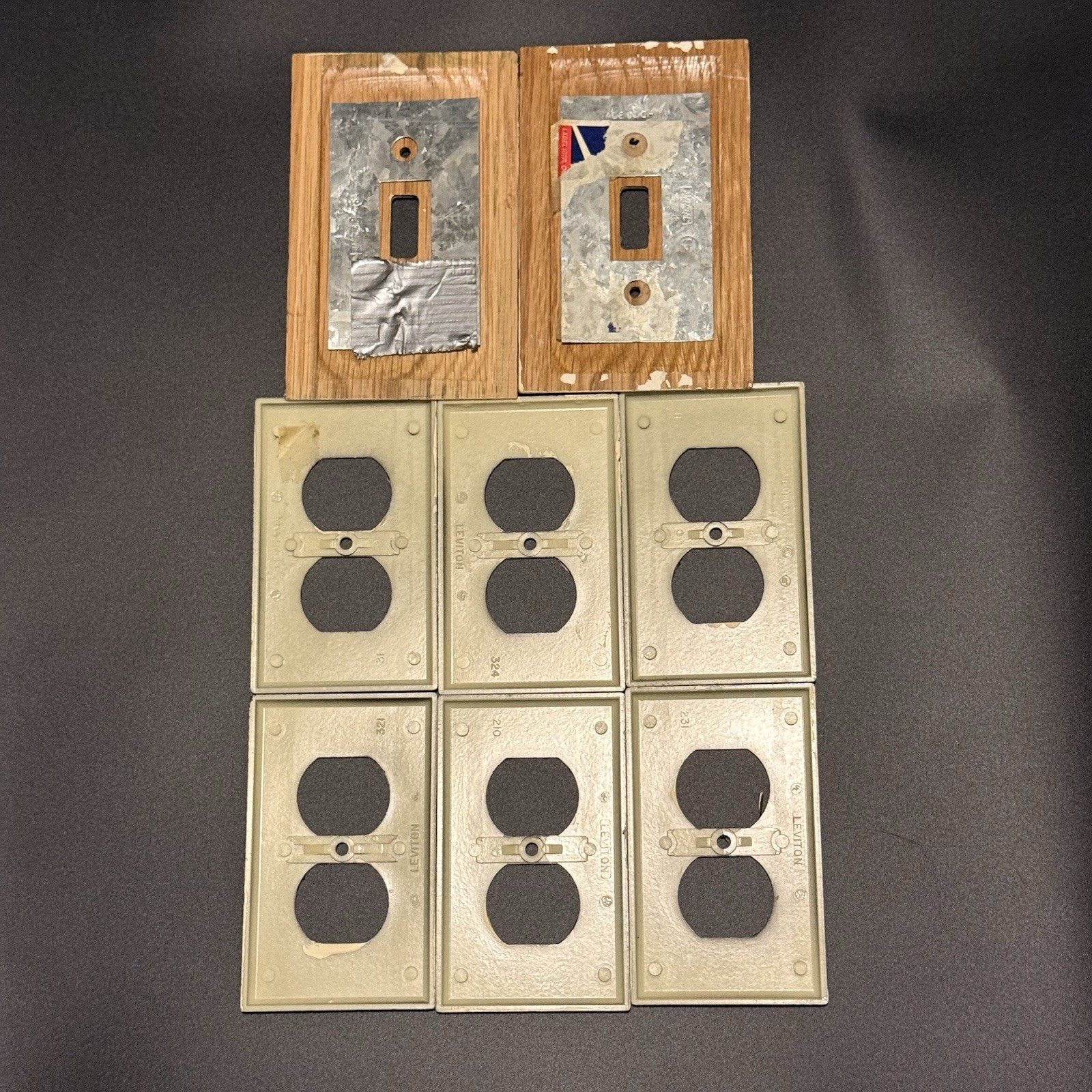 Painted Light Switchs and Outlet Covers By Leviton