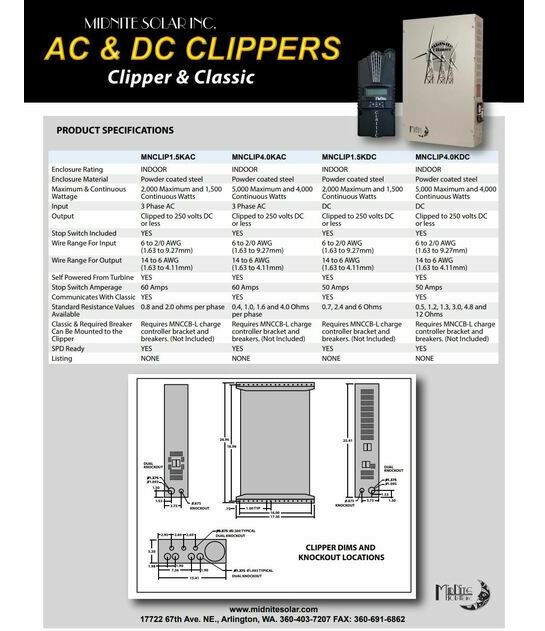 MidNite Solar MNCLIP4KAC1.0 AC Clipper 4000 Watts