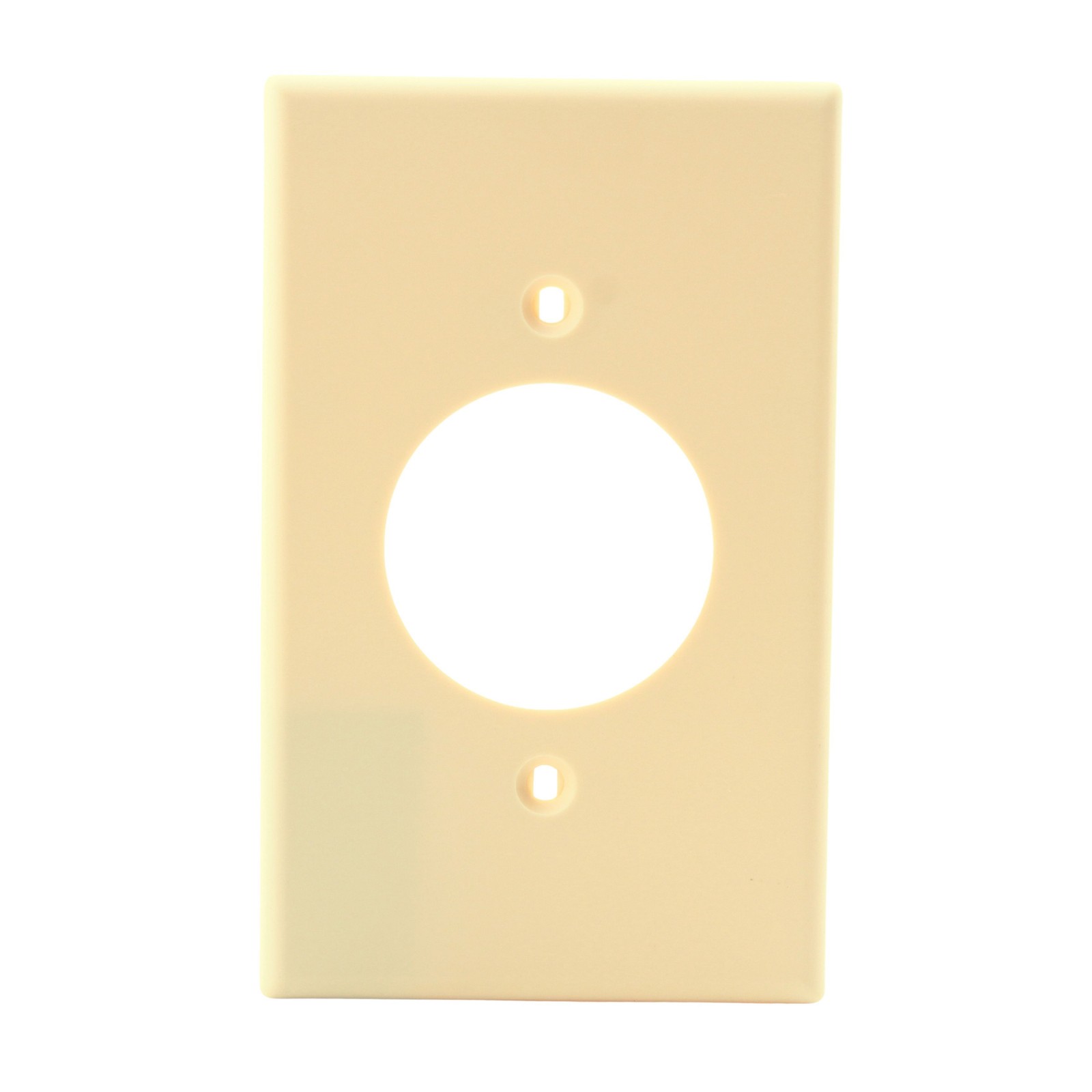 Hubbell P720I Ivory 1.60″ Receptacle Wallplate for 20A 30A Locking Outlet Cover