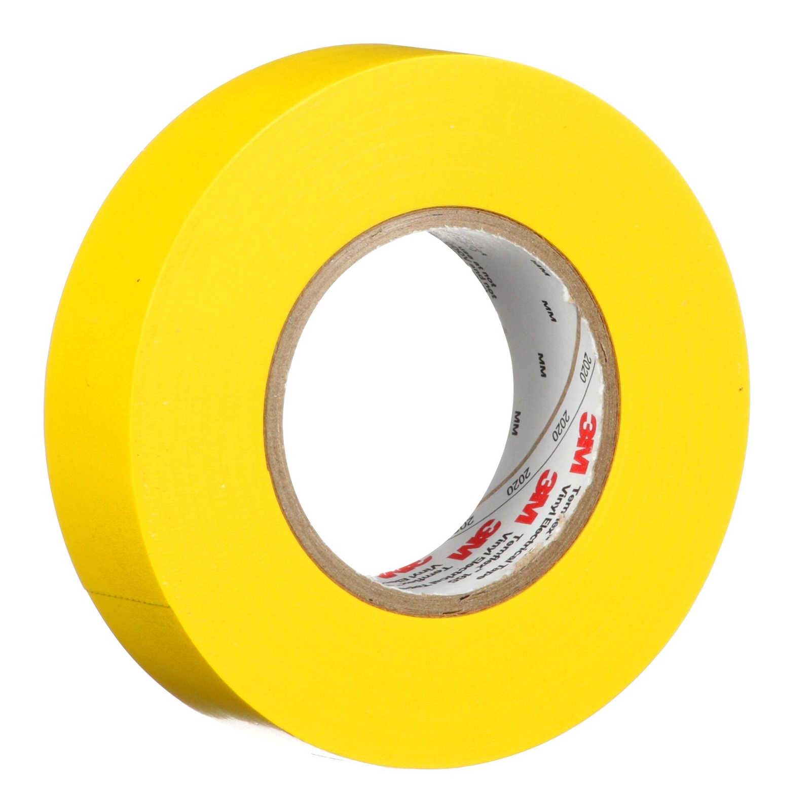 3M Temflex Vinyl Electrical Tape 165, Yellow, 3/4 in x 60 ft (19 mm x 18 m)