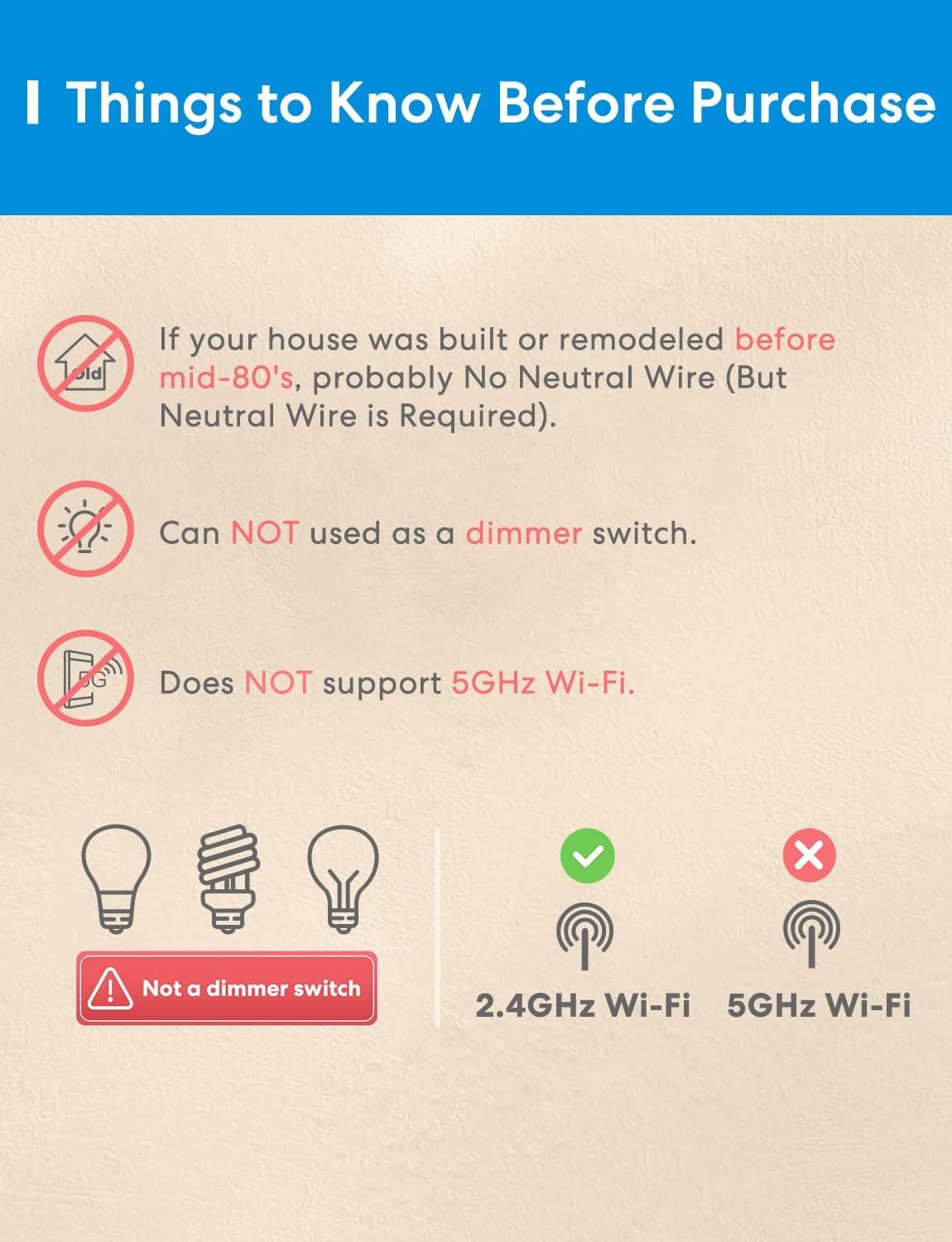 Meross MSS550 3-Way Smart WiFi Wall Switch 2 pack – Apple Homekit, Alexa, Google