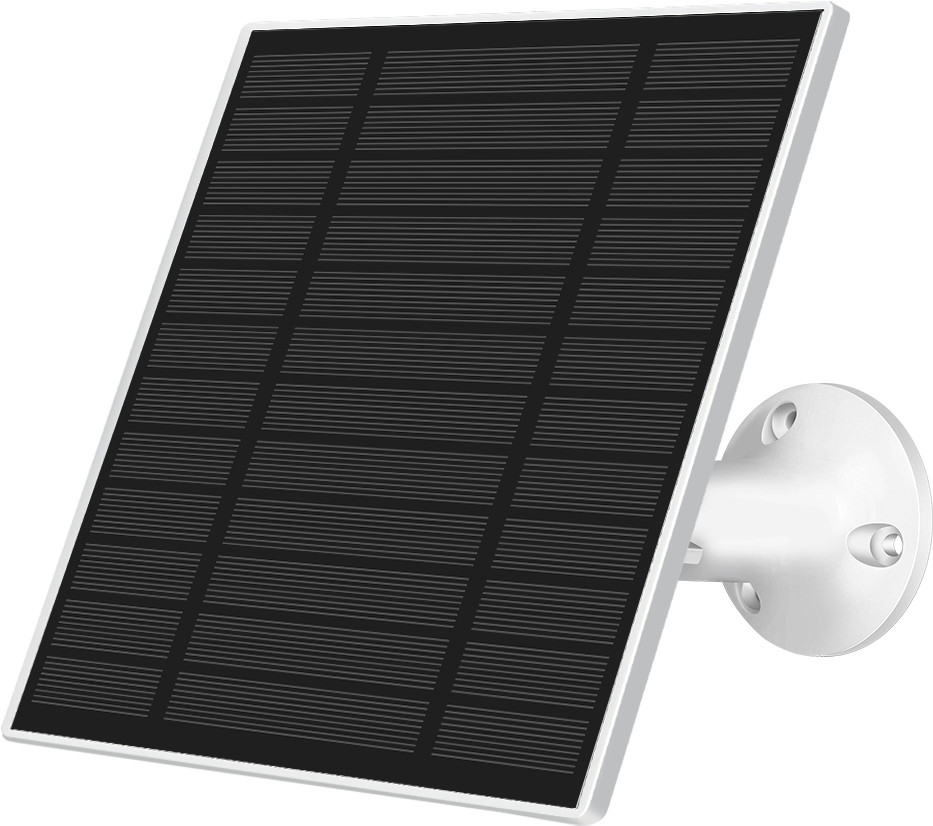Solar Panel IP65 Weatherproof for 5W 5V Output​ Outdoor Security Camera White