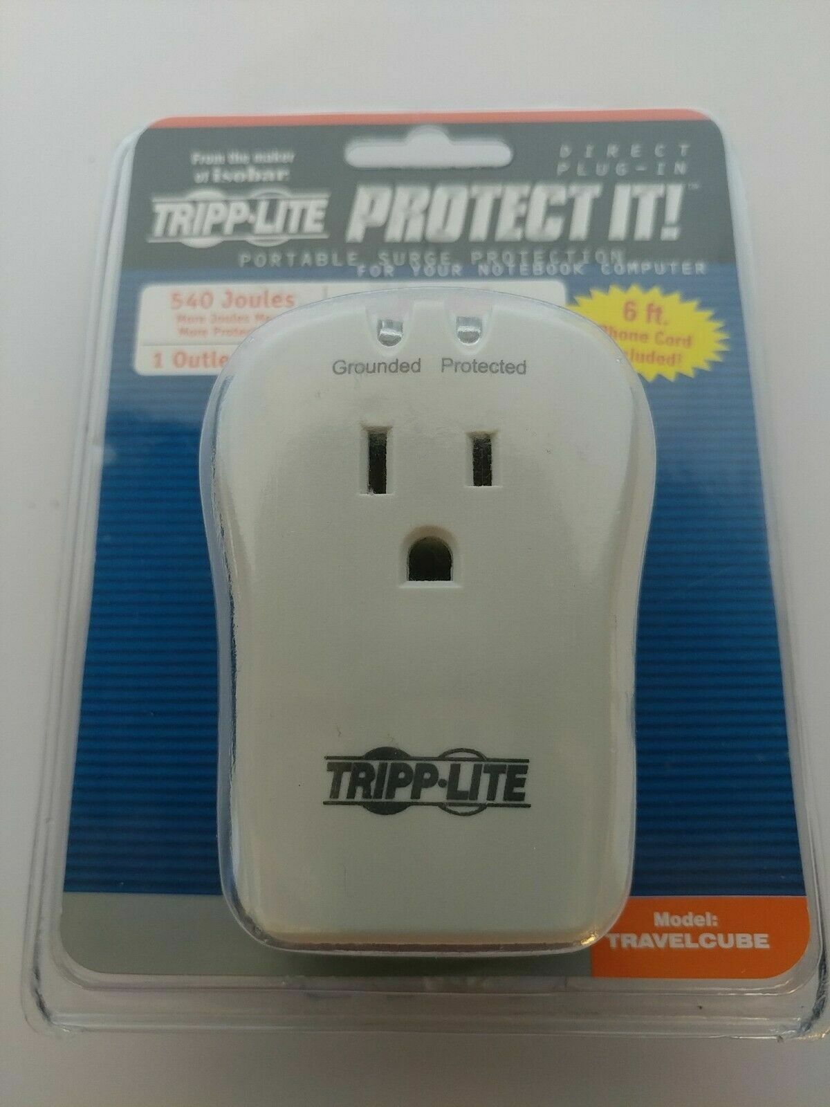 Tripp Lite Portable 1 Outlet 120V Surge Suppressor **NEW** FAST SHIPPING**
