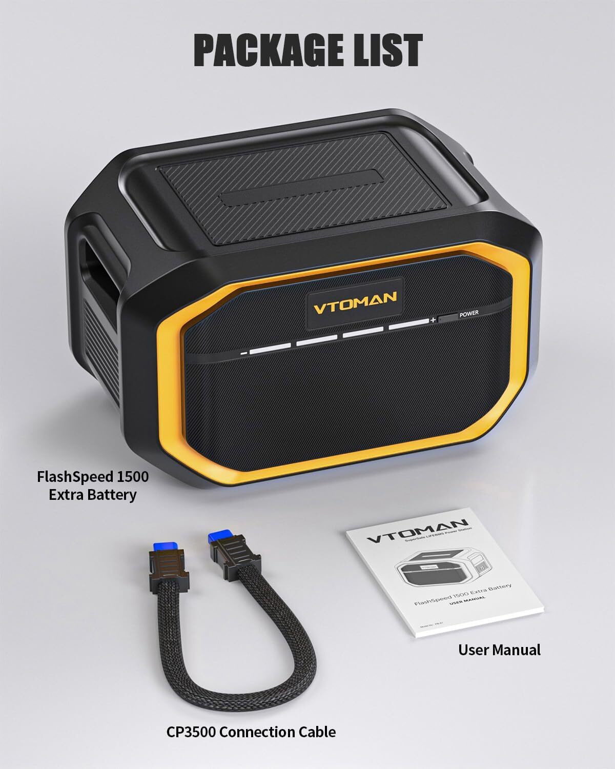 VTOMAN FlashSpeed 1500 Extra Battery 1548Wh for FlashSpeed 1500 Power Station