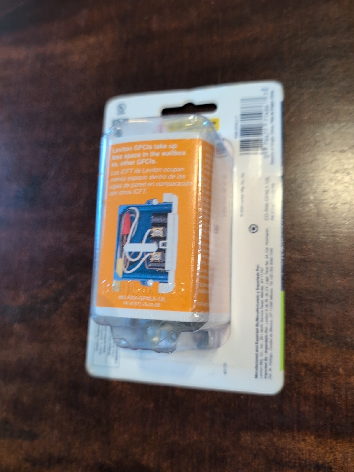 Leviton GFNL1-T 125V Light Almond GFCI Tamper-Resistant Receptacle w/ LED Light