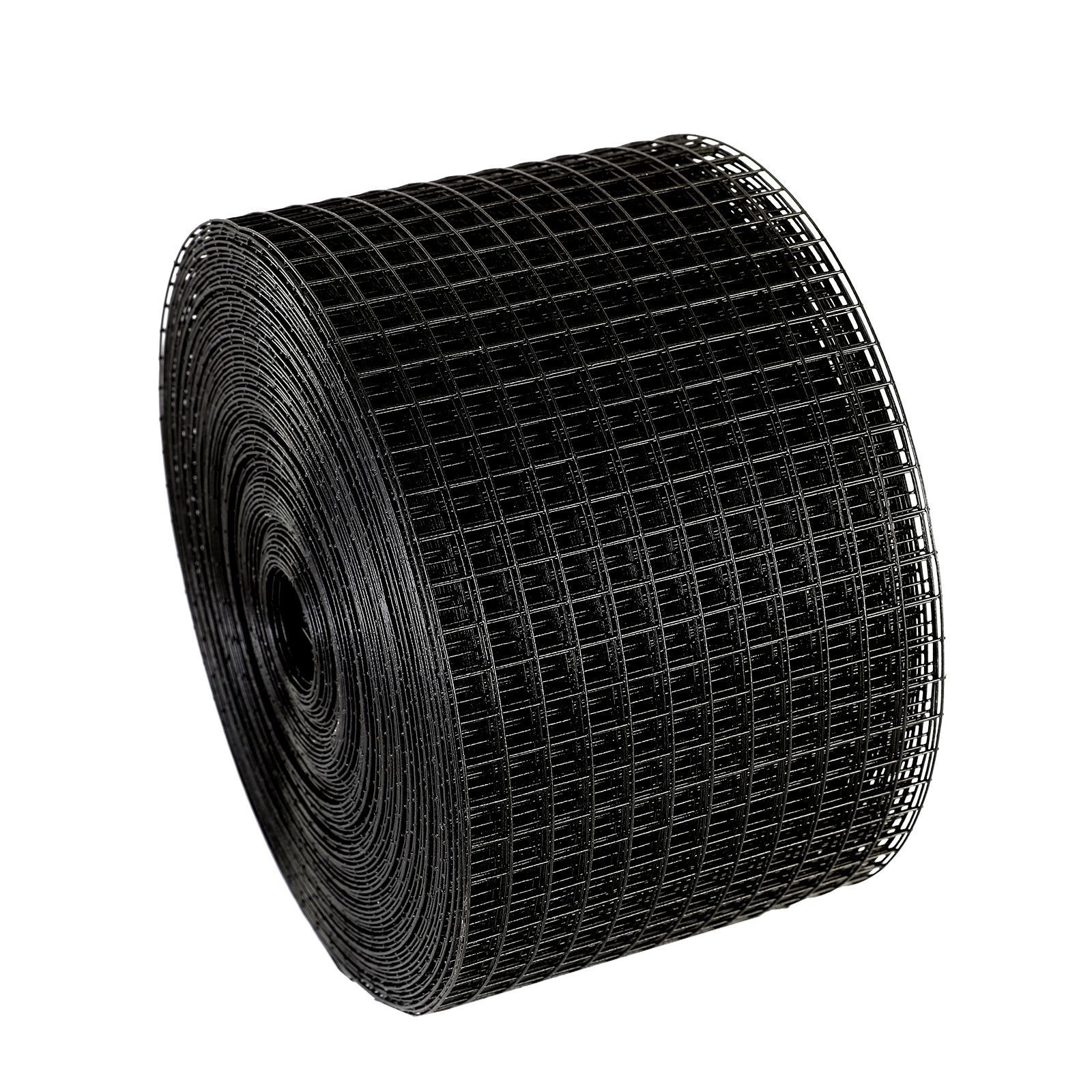 8in x 100ft Solar Bird Guard PVC-Coated Galvanized Wire Mesh, 1/2″ Grid