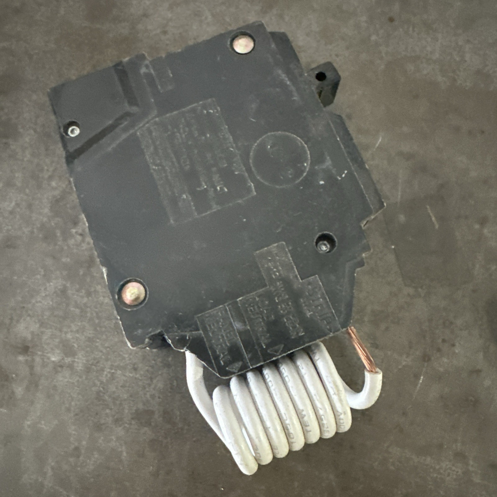 GE 20 Amp 1-Pole Ground Fault Breaker with Self-Test