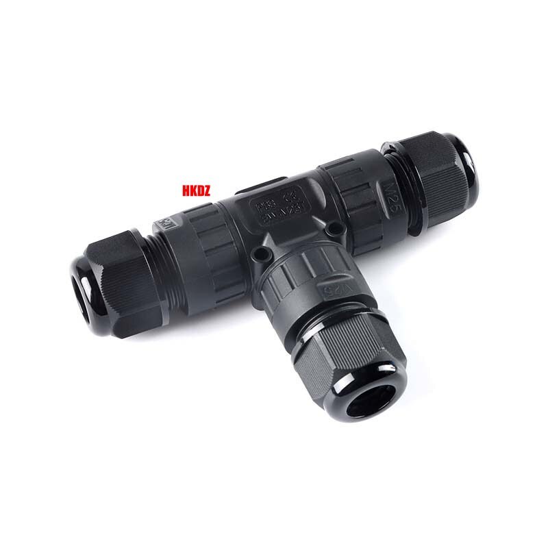2/3 Pins Outdoor Junction Case IP68 Waterproof Electrical Cable Wire Connector