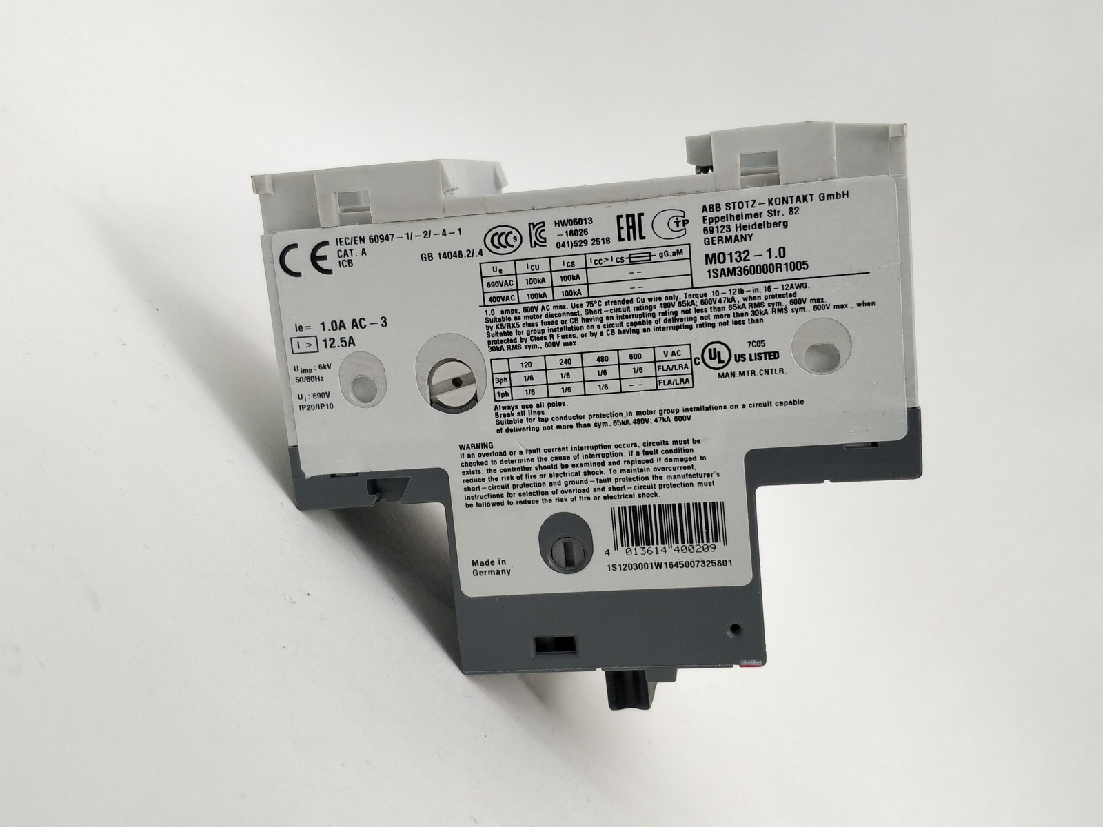 ABB 1SAM360000R1005 MO132-1.0