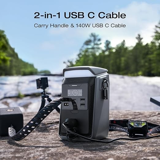 EcoFlow TRAIL Plus 300 DC Portable Power Station 288Wh 140W USB-C Camping Travel