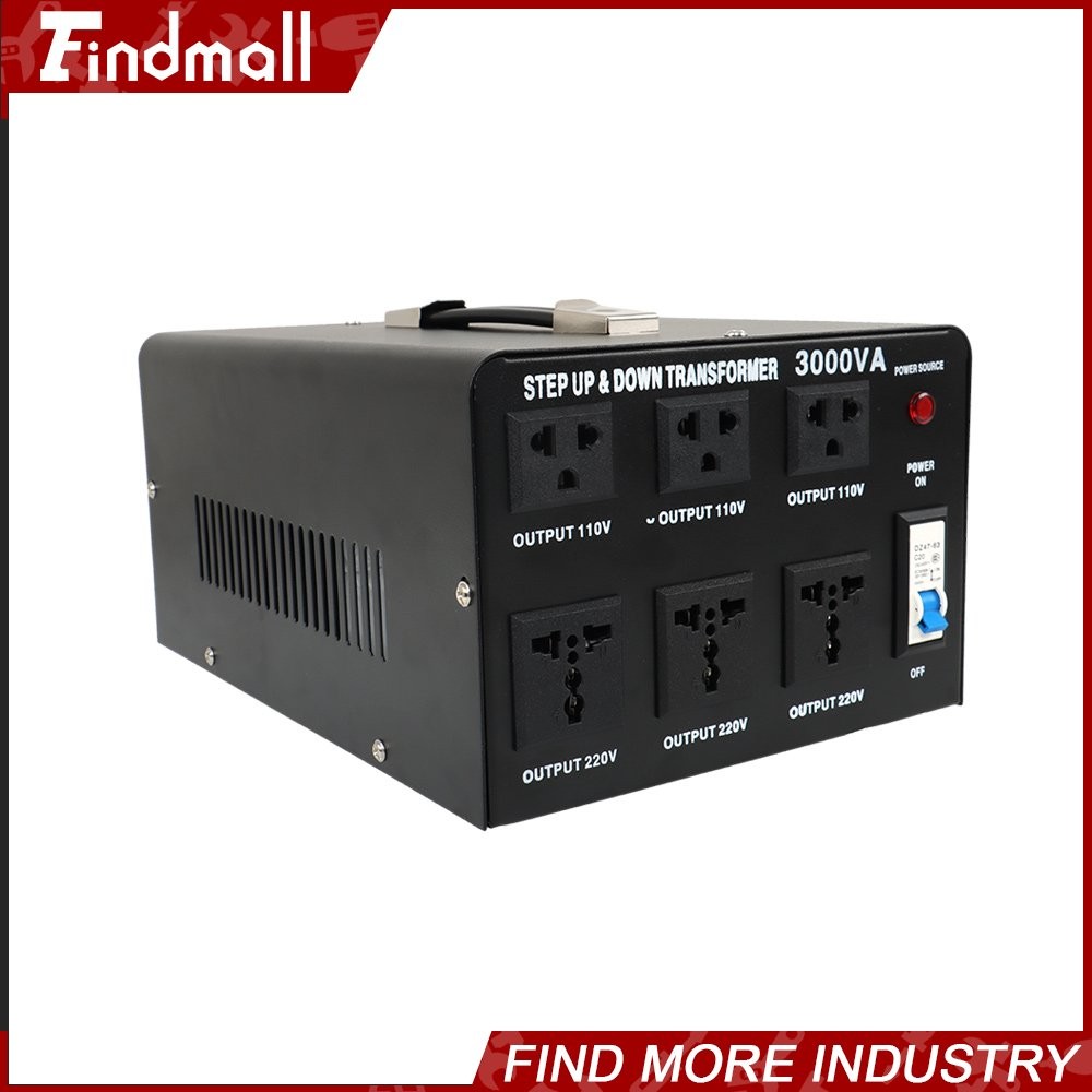 3000W Voltage Converter Transformer Step Up/Down 110V-120V to/From 220-240V