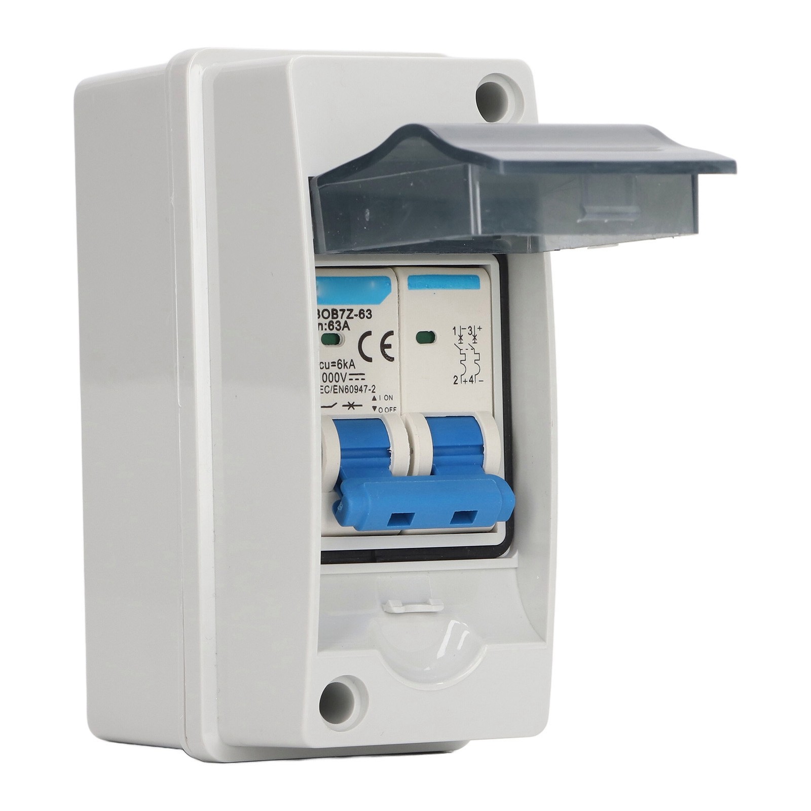 PV Solar Disconnect Switch Overvoltage Protection IP65 Waterproof Miniature