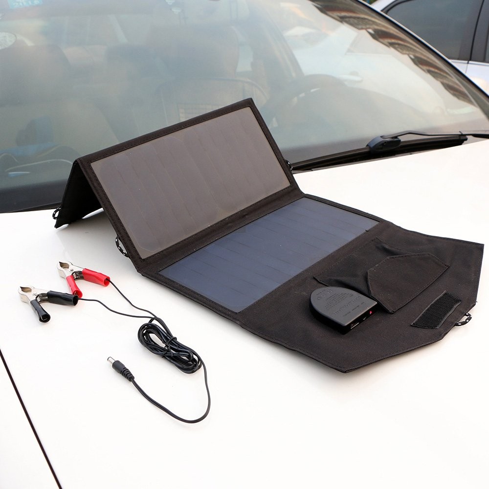 Flexible Foldable Solar Panel 5V 18V Solar Battery Charger 21W Phone Charger