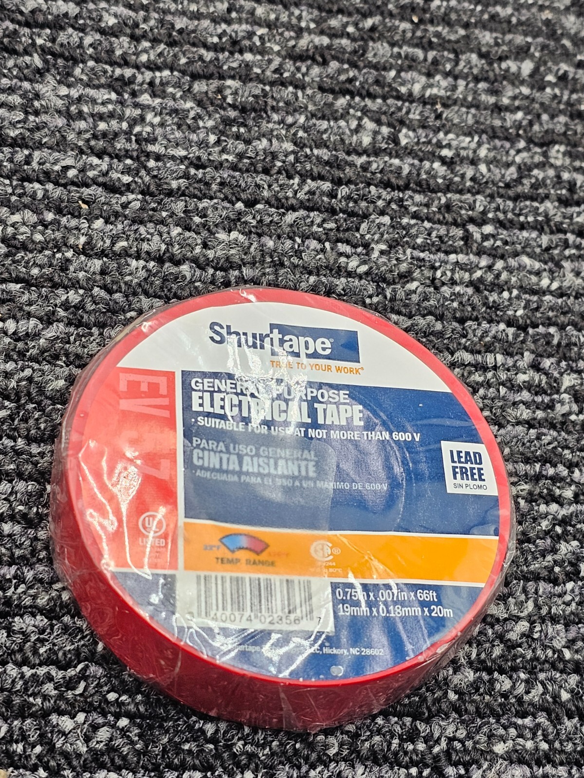 (QTY 11) EV 57 General Purpose Electrical Tape,RED, 7 mils, 3/4 in. x 66 ft.