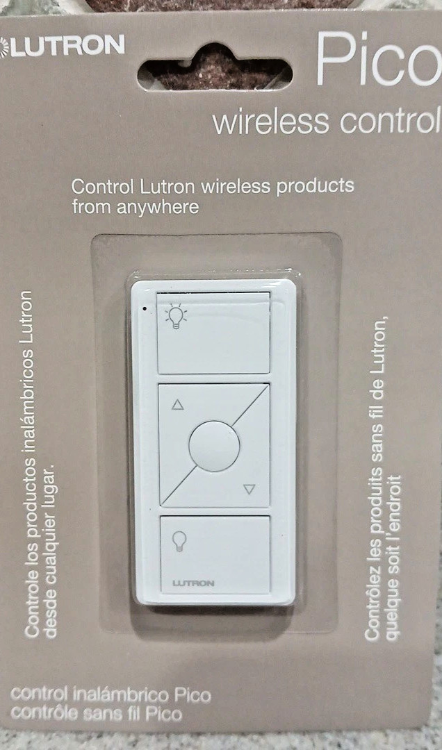 Lutron Pico Wireless Control PJ2-3BRL-GWH-L01 (Factory Sealed)