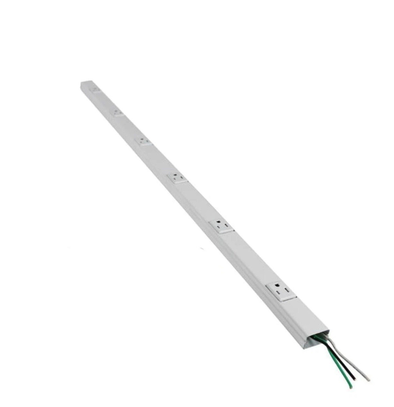 Legrand WH20GB306TR Plugmold 2000&2000TR series 6ft Hardwired Power Strip with 6