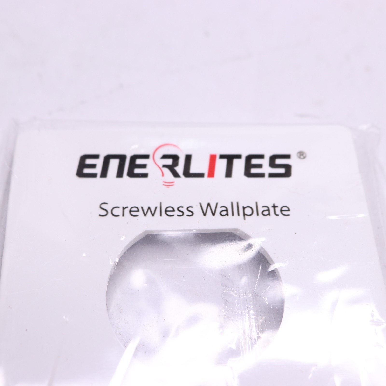 Enerlites Screwless Duplex Wall Plate 1-Gang Thermoplastic Glossy White
