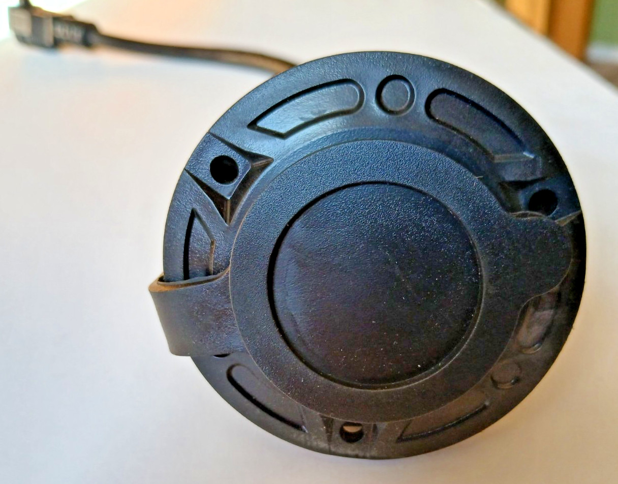 15Amp AC Power Flanged Inlet Port Plug 125V with Integrated Extension Cord