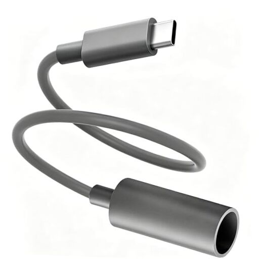 0.5M Starlink Mini Type C to DC Extension Power Cable,60W PD 0.5meter Grey