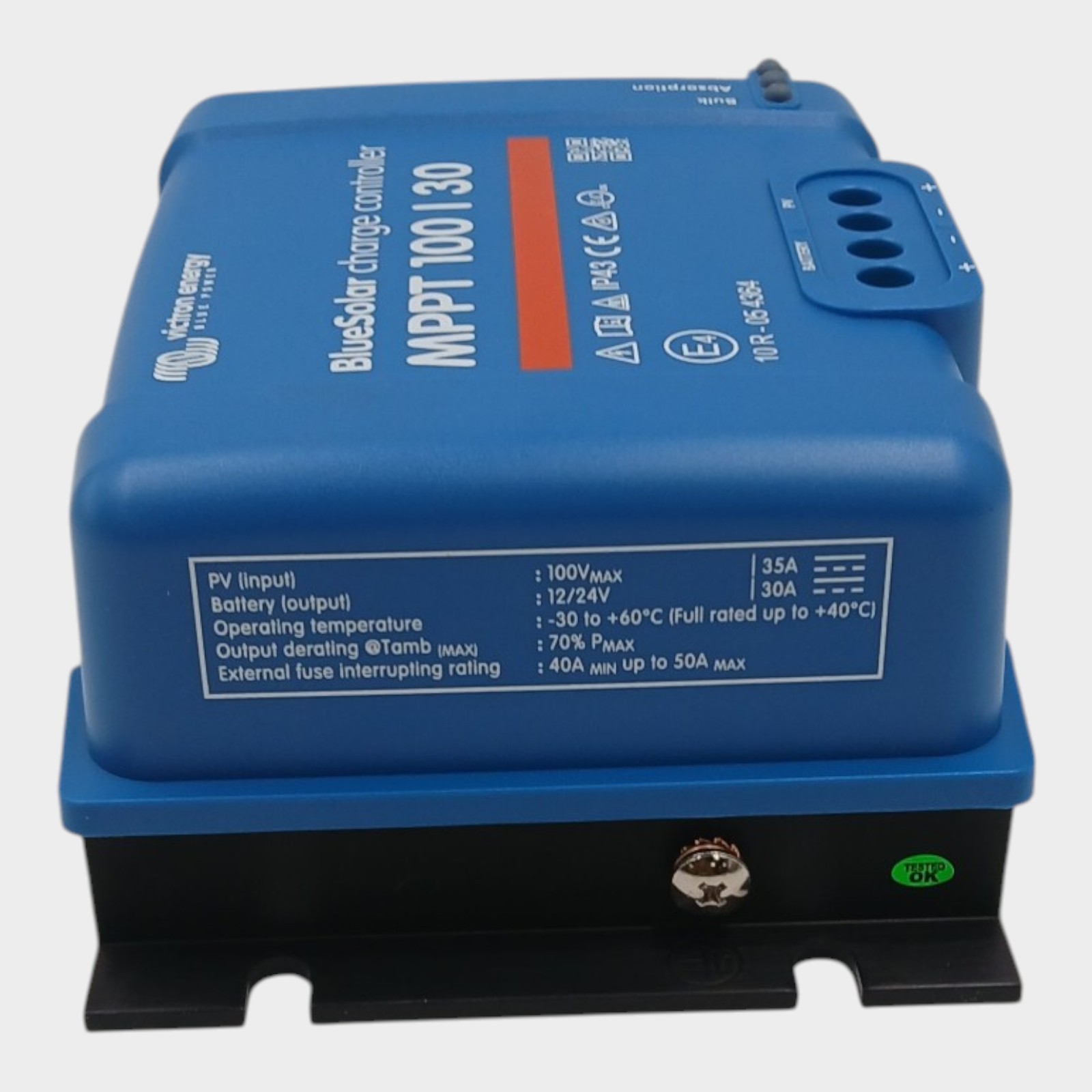 Victron Energy BlueSolar MPPT Solar Charge Controller 100/30 amp 48V, 12/24Volt