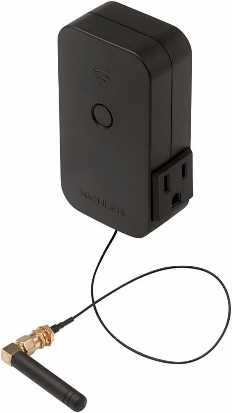 Smart Control Timer in Black, Wi-Fi Enabled Landscape Lighting Automation (2.5″