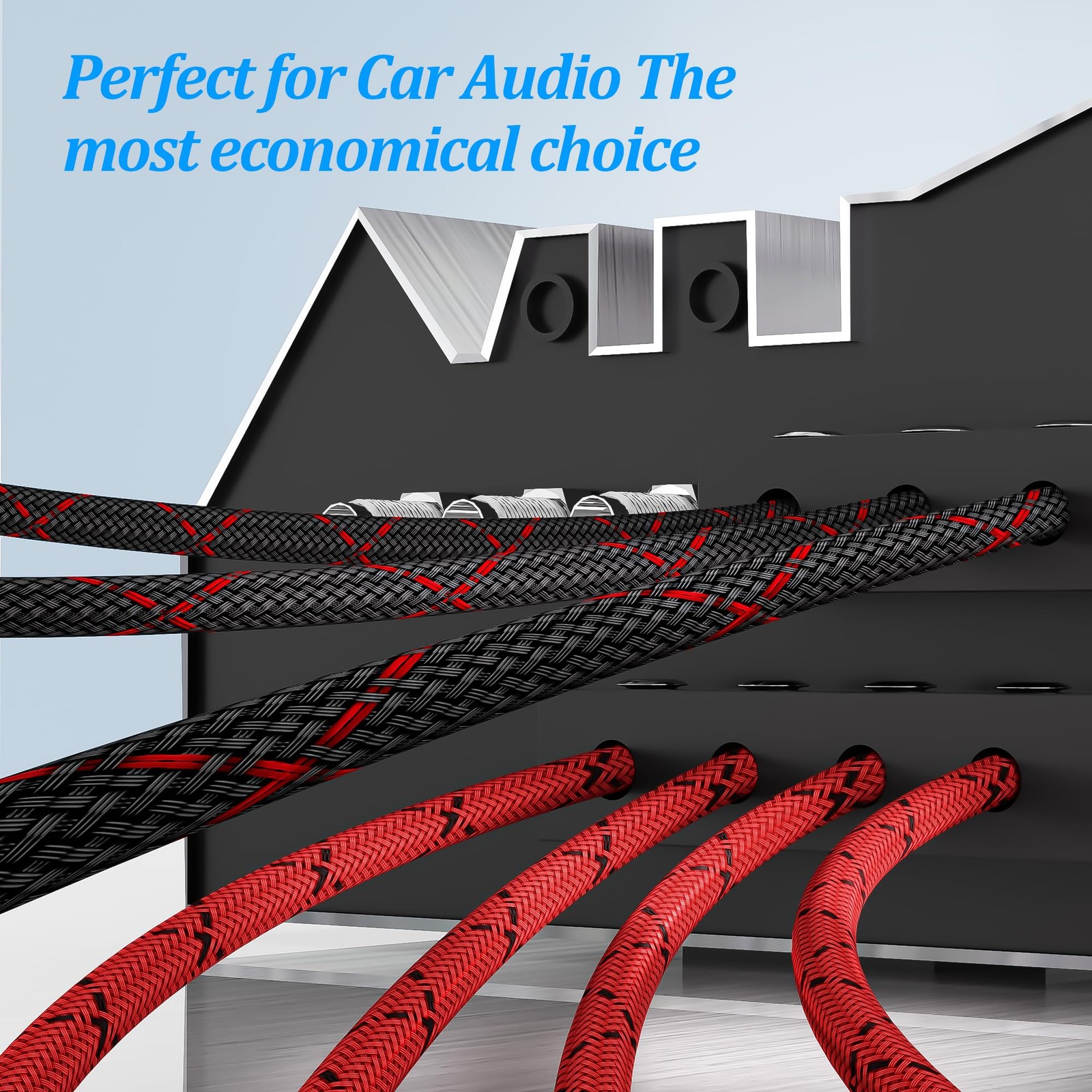 8 Gauge Wire 20 FT, Primary Automotive Power or Ground Wire, 20FT, Red