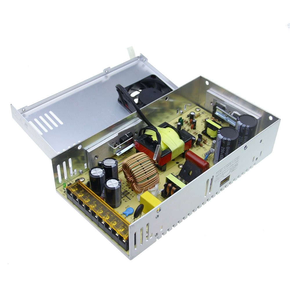 ALITOVE AC 110V/220V to DC 12V 30A 360W Universal Regulated 360W, Silvery