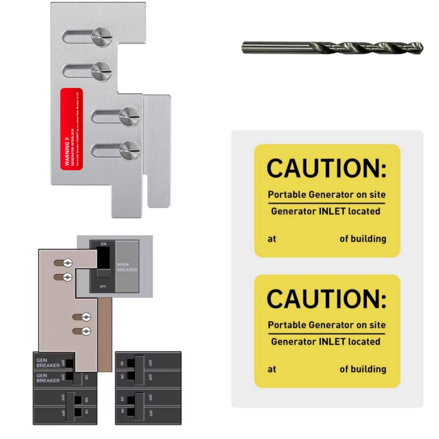 Generator Interlock Kit Compatible with Eaton Cutler Hammer Vertical Throw…