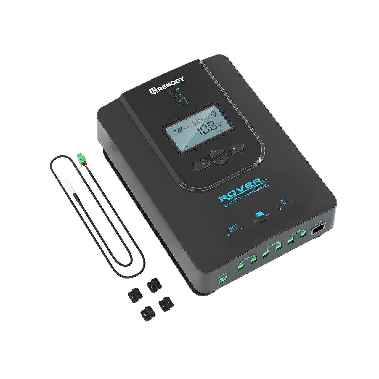 Renogy MPPT Solar Charge Controller 20A/30A/40A/60A/100A 12V/24V/36V For Solar